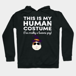 This My Human Costume I’m Really Guinea Pig Halloween (11) Hoodie